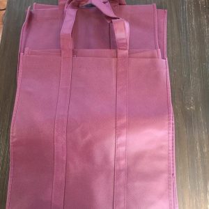 ReusableTote Bags (2) Burgandy