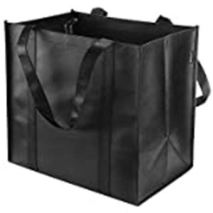 Reusable Tote Black w/Name Tag