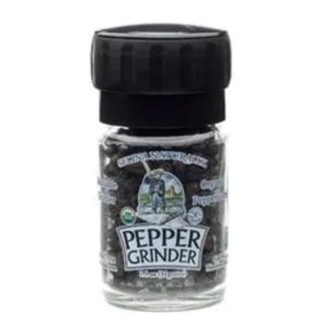 Pepper Mini Grinder Organic 1.10z.