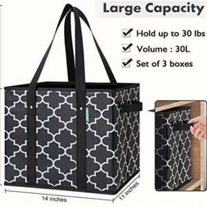 Reusable Tote Bag Reusable Blk/White
