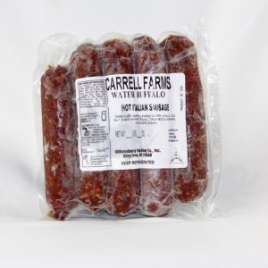 Buffalo Sausage Hot Italian ($15.00lb.)